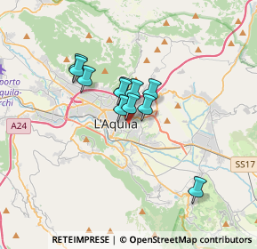 Mappa Via Avezzano, 67100 L'Aquila AQ, Italia (2.36455)