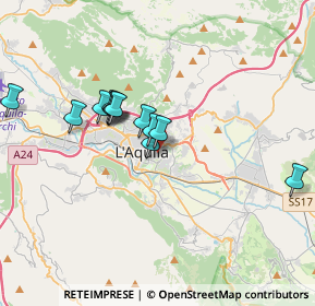 Mappa Via Avezzano, 67100 L'Aquila AQ, Italia (3.1375)