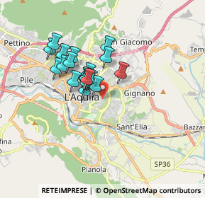 Mappa Via Avezzano, 67100 L'Aquila AQ, Italia (1.38053)