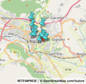 Mappa Via Avezzano, 67100 L'Aquila AQ, Italia (1.01)