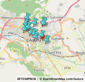 Mappa Via Avezzano, 67100 L'Aquila AQ, Italia (1.44571)