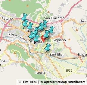 Mappa Via Avezzano, 67100 L'Aquila AQ, Italia (1.16071)