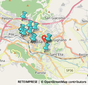 Mappa Via Avezzano, 67100 L'Aquila AQ, Italia (1.56385)