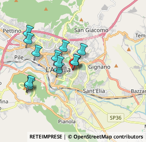 Mappa Via Avezzano, 67100 L'Aquila AQ, Italia (1.67308)