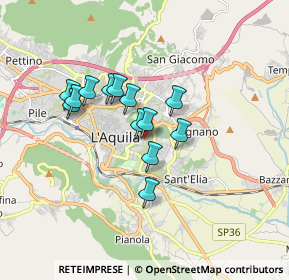 Mappa Via Avezzano, 67100 L'Aquila AQ, Italia (1.35615)