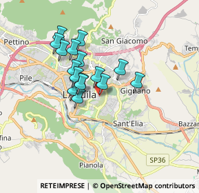 Mappa Via Avezzano, 67100 L'Aquila AQ, Italia (1.38563)