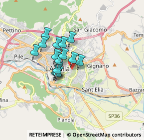 Mappa Via Avezzano, 67100 L'Aquila AQ, Italia (1.20333)