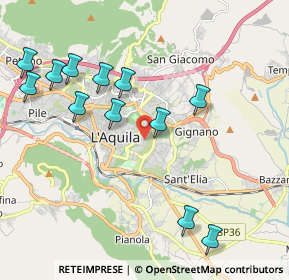 Mappa Via Avezzano, 67100 L'Aquila AQ, Italia (2.3225)