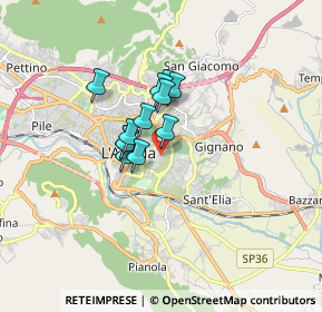 Mappa Via Avezzano, 67100 L'Aquila AQ, Italia (1.06583)