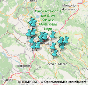 Mappa Via Avezzano, 67100 L'Aquila AQ, Italia (9.058)