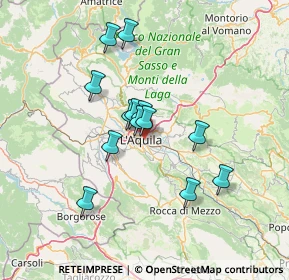 Mappa Via Avezzano, 67100 L'Aquila AQ, Italia (11.92846)