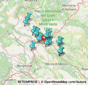 Mappa Via Avezzano, 67100 L'Aquila AQ, Italia (9.2925)