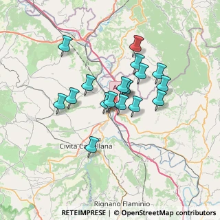 Mappa SS 3 Flaminia, 01033 Civita Castellana VT, Italia (5.70889)
