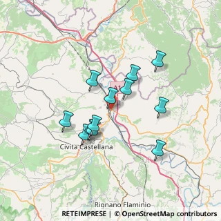 Mappa SS 3 Flaminia, 01033 Civita Castellana VT, Italia (6.24083)