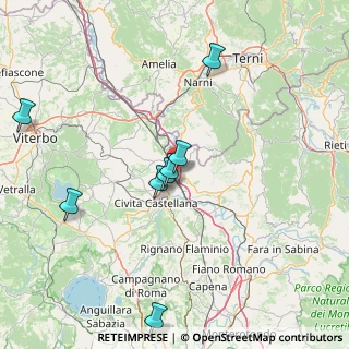 Mappa SS 3 Flaminia, 01033 Civita Castellana VT, Italia (27.465)