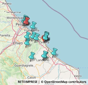 Mappa Via Giovanni XXIII, 66026 Ortona CH, Italia (11.79333)