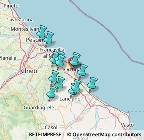 Mappa Via Giovanni XXIII, 66026 Ortona CH, Italia (10.335)