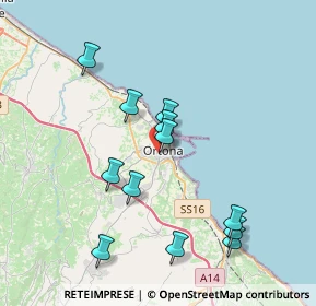 Mappa Via Giovanni XXIII, 66026 Ortona CH, Italia (3.9125)