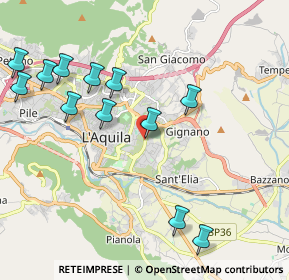 Mappa Via della Crocetta, 67100 L'Aquila AQ, Italia (2.40917)