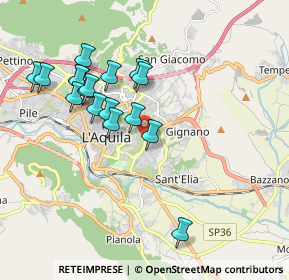 Mappa Via della Crocetta, 67100 L'Aquila AQ, Italia (1.90824)