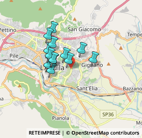 Mappa Via della Crocetta, 67100 L'Aquila AQ, Italia (1.27769)