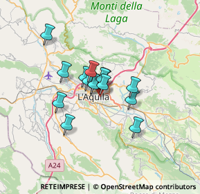 Mappa Via della Crocetta, 67100 L'Aquila AQ, Italia (4.55133)