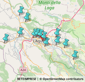 Mappa Via della Crocetta, 67100 L'Aquila AQ, Italia (6.99308)