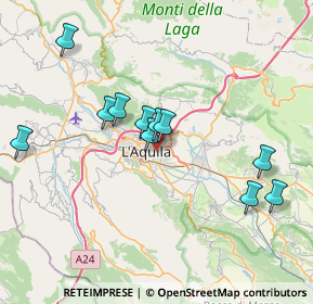 Mappa Via della Crocetta, 67100 L'Aquila AQ, Italia (7.36)