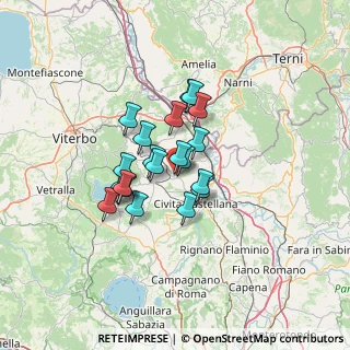 Mappa Via Vallone, 01030 Corchiano VT, Italia (9.585)