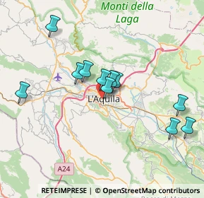 Mappa Via Orto Agrario, 67100 L'Aquila AQ, Italia (7.23909)