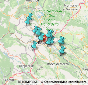 Mappa Via Orto Agrario, 67100 L'Aquila AQ, Italia (9.25188)