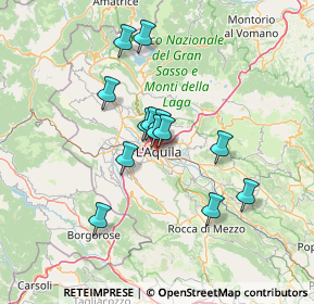 Mappa Via Orto Agrario, 67100 L'Aquila AQ, Italia (11.55385)