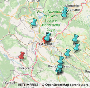 Mappa Via Orto Agrario, 67100 L'Aquila AQ, Italia (16.93333)