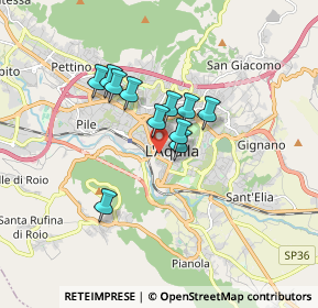 Mappa Via Orto Agrario, 67100 L'Aquila AQ, Italia (1.25909)