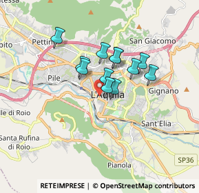 Mappa Via Orto Agrario, 67100 L'Aquila AQ, Italia (1.24083)