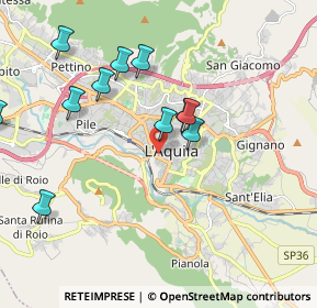 Mappa Via Orto Agrario, 67100 L'Aquila AQ, Italia (2.08182)