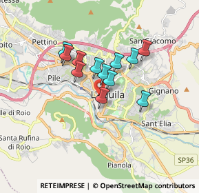 Mappa Via Orto Agrario, 67100 L'Aquila AQ, Italia (1.27333)