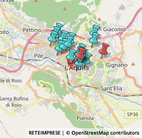 Mappa Via Orto Agrario, 67100 L'Aquila AQ, Italia (1.0795)