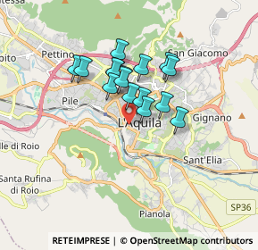 Mappa Via Orto Agrario, 67100 L'Aquila AQ, Italia (1.27938)