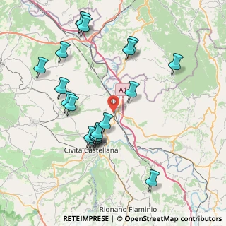 Mappa Via Gallesana, 01033 Civita Castellana VT, Italia (8.9145)