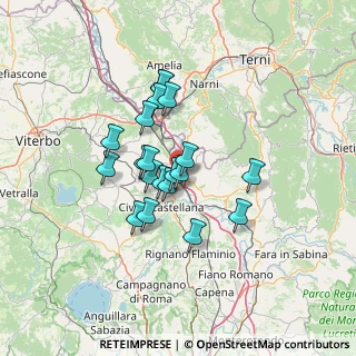 Mappa Via Gallesana, 01033 Civita Castellana VT, Italia (10.743)