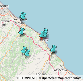 Mappa Via della Fonte Santa, 66026 Ortona CH, Italia (6.74818)