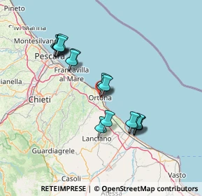 Mappa Via F. P. Michetti, 66026 Ortona CH, Italia (13.84389)