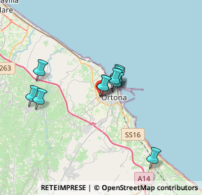 Mappa Via Mosca Tommaso, 66026 Ortona CH, Italia (2.68909)