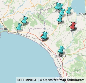 Mappa Via Adriatica, 01014 Montalto di Castro VT, Italia (17.58)