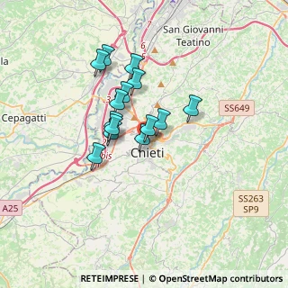 Mappa Piazza G. Falcone e P. Borsellino, 66100 Chieti CH, Italia (2.68143)