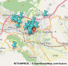 Mappa Via Cittaducale, 67100 L'Aquila AQ, Italia (1.479)