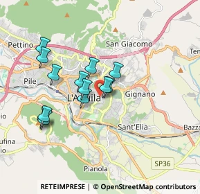 Mappa Via Cittaducale, 67100 L'Aquila AQ, Italia (1.57462)
