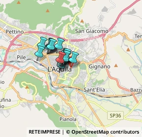Mappa Via Cittaducale, 67100 L'Aquila AQ, Italia (0.9735)