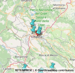 Mappa Via Cittaducale, 67100 L'Aquila AQ, Italia (28.53357)